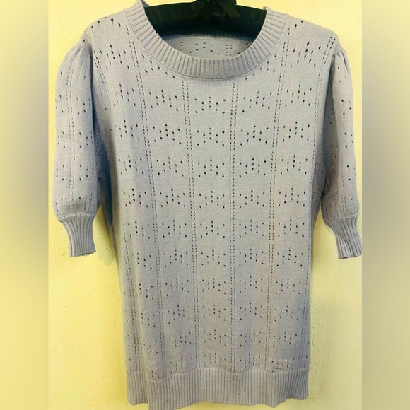 Amazon Elbow Length Sweater size L Violet (Light Purple)EUC casual Cute Workwear - Picture 1 of 3